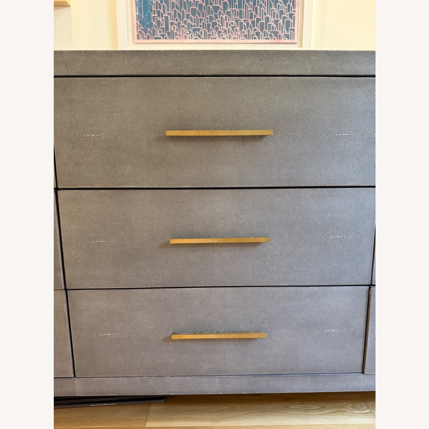Restoration Hardware Monarch 9 Drawer Dresser Shagreen - image-10
