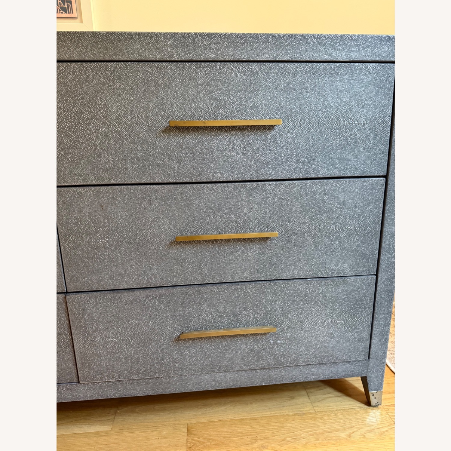 Restoration Hardware Monarch 9 Drawer Dresser Shagreen - image-9