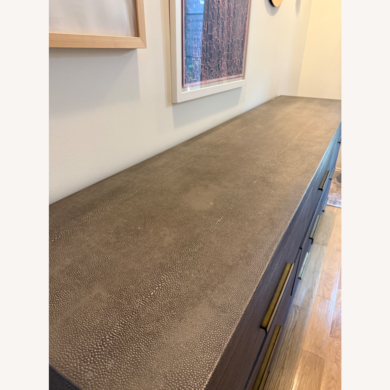 Restoration Hardware Monarch 9 Drawer Dresser Shagreen - image-7