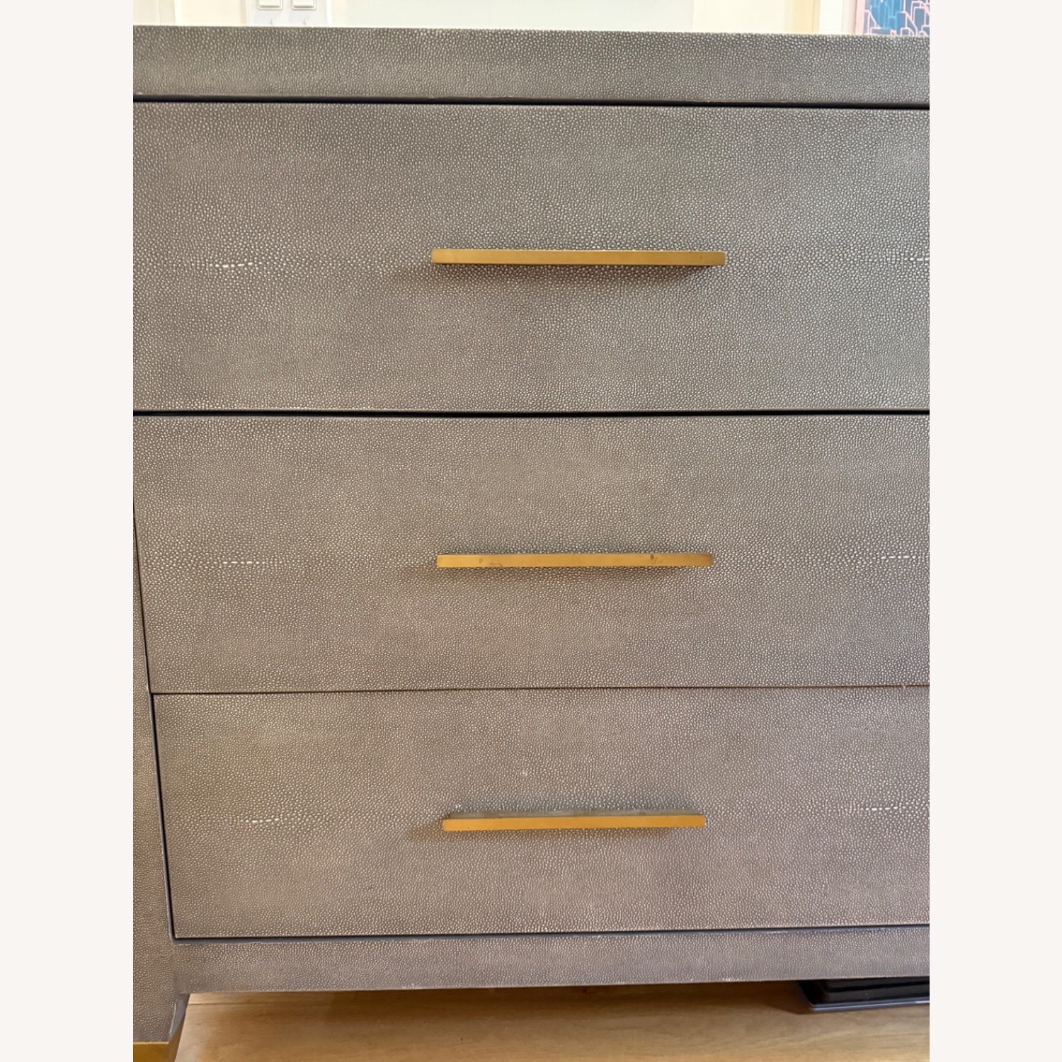 Restoration Hardware Monarch 9 Drawer Dresser Shagreen - image-11