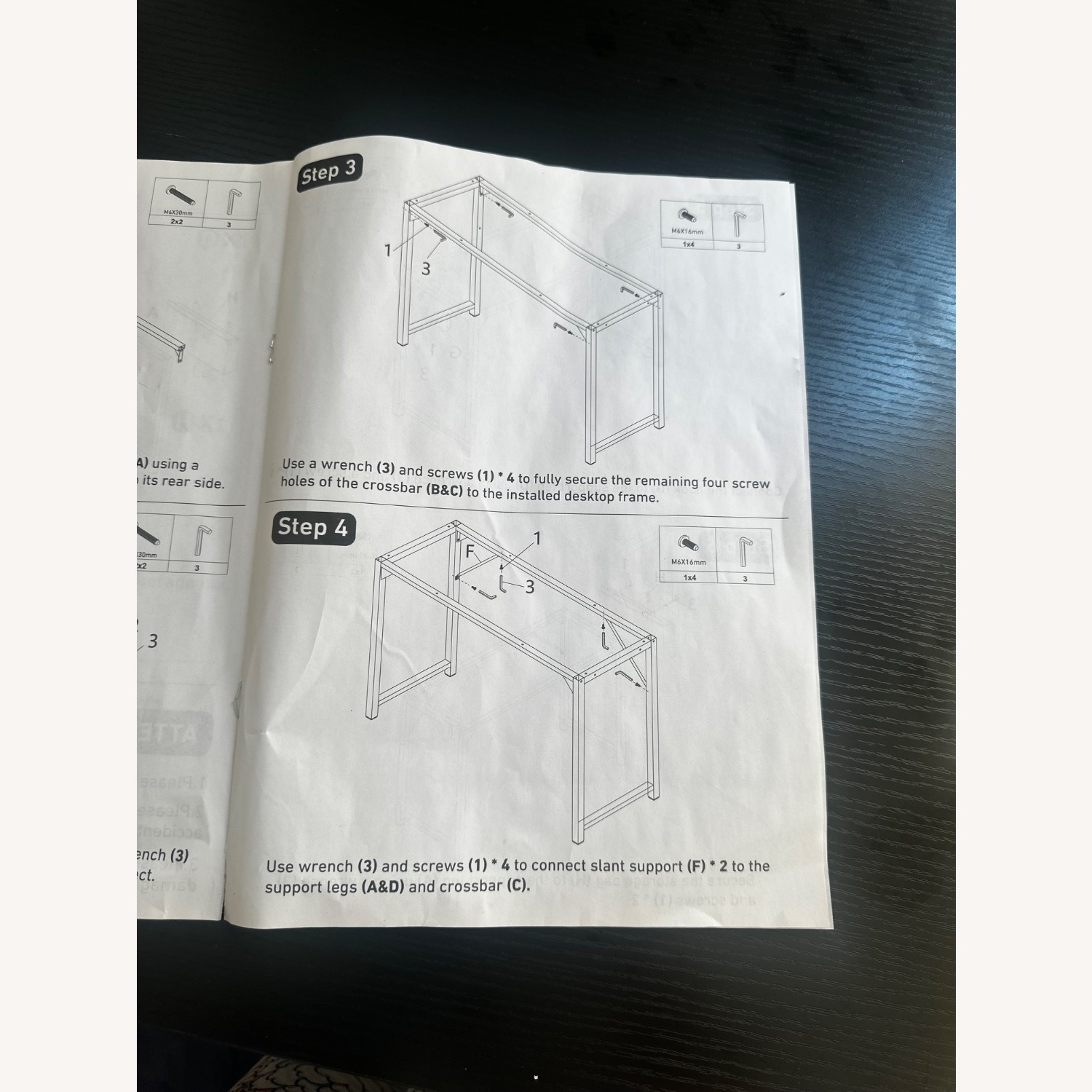 Black Office Desk - image-5