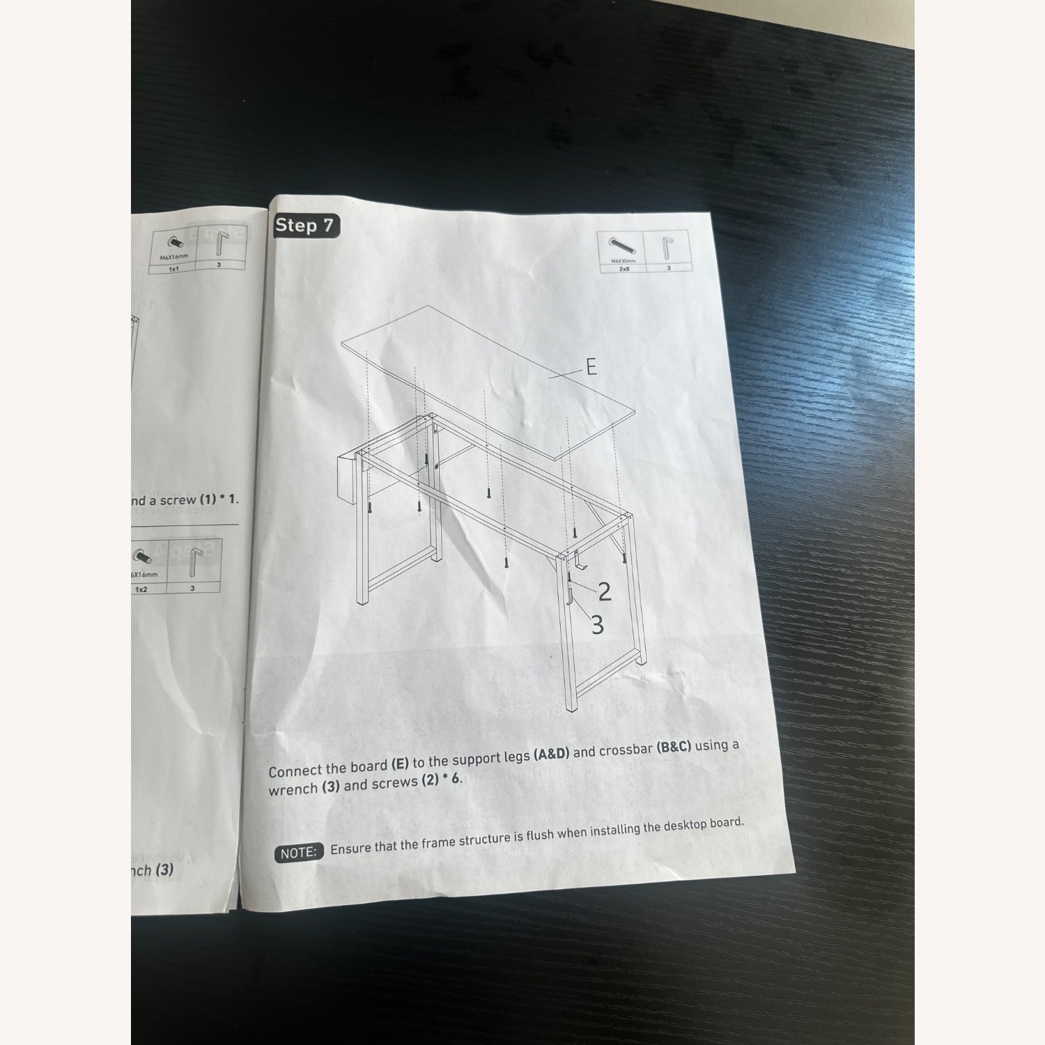 Black Office Desk - image-7