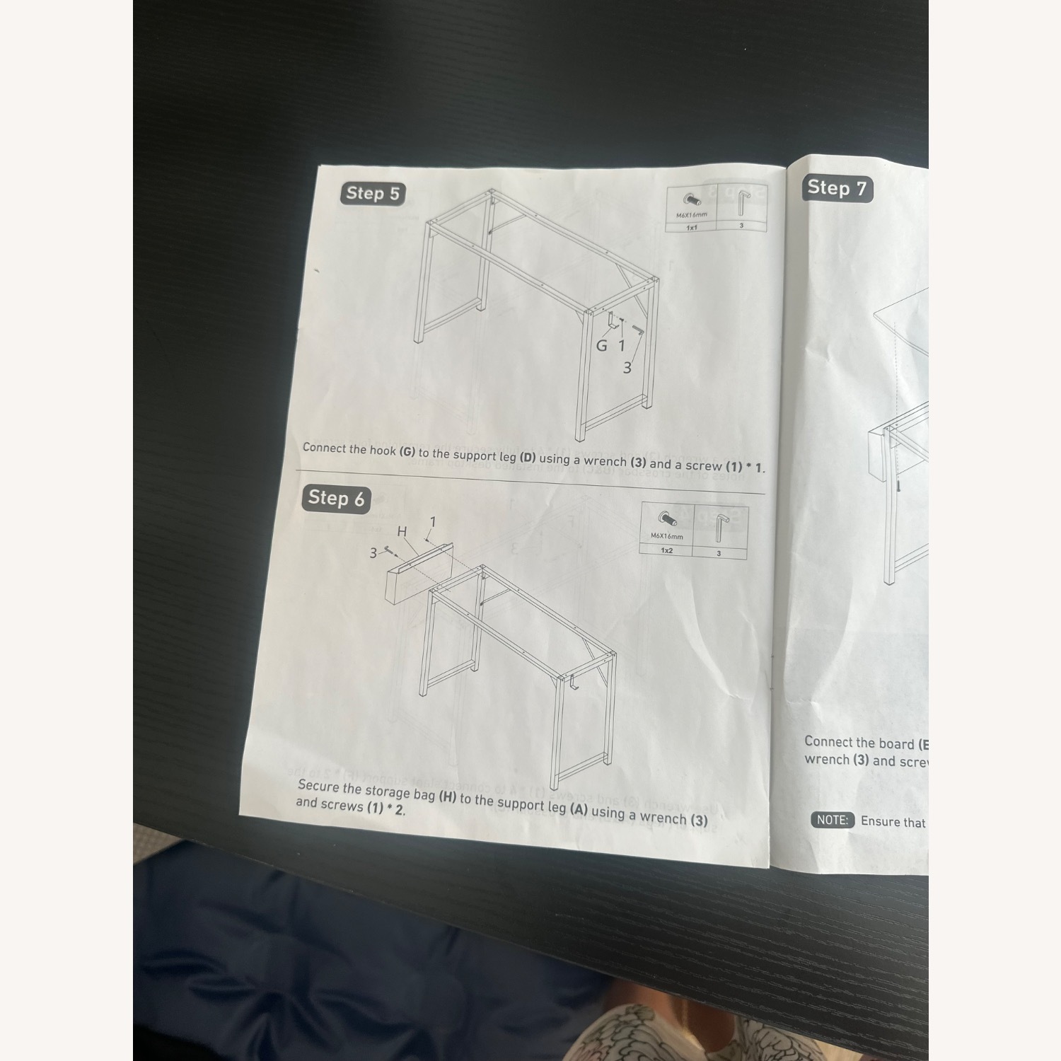 Black Office Desk - image-4