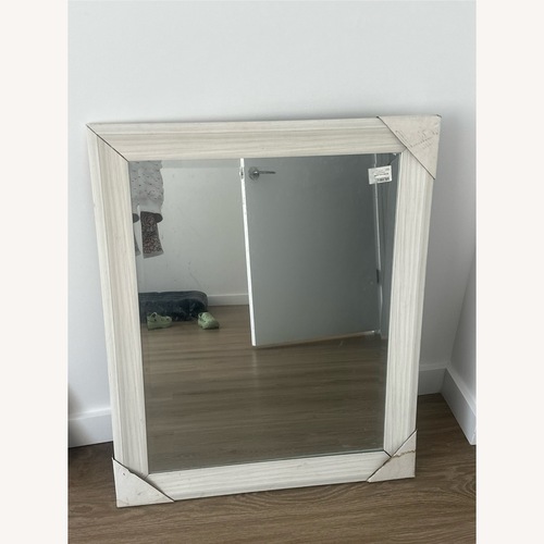 Used White Mirror Frame  for sale on AptDeco