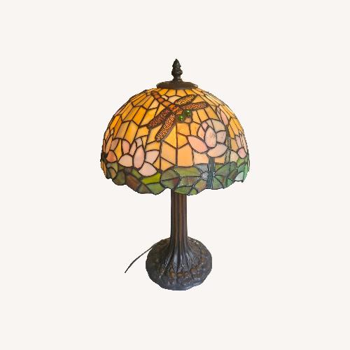 Used Stained Glass Table Lamp for sale on AptDeco