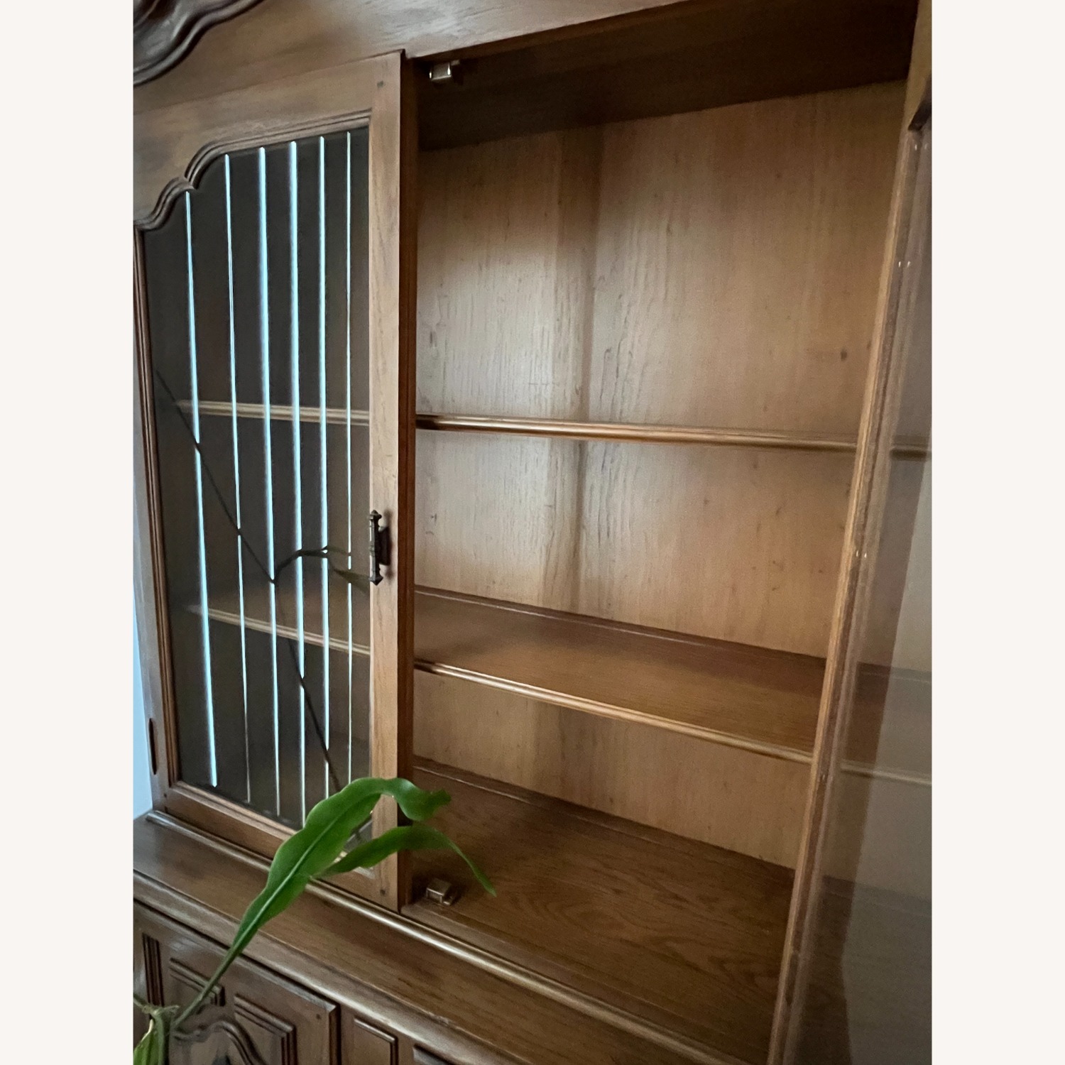Vintage Keller China Cabinet Solid Wood - image-3