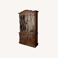 Vintage Keller China Cabinet Solid Wood