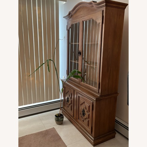 Used Vintage Keller China Cabinet Solid Wood for sale on AptDeco