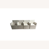 4 RH Ellison Track Arm Dining Armchairs – Natural 