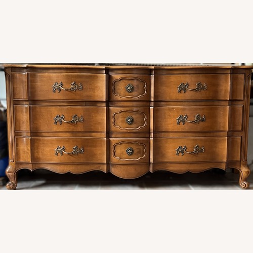 Used Vintage Stratford House Dresser with Mirror for sale on AptDeco