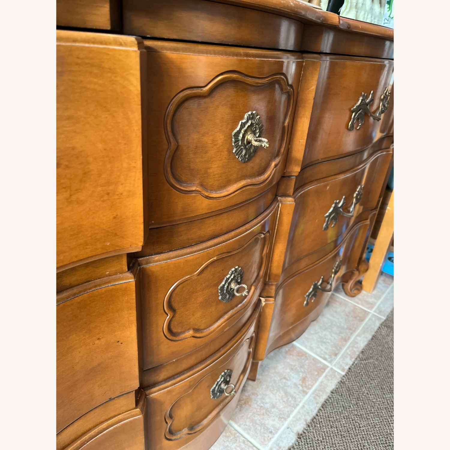 Vintage Stratford House Dresser with Mirror - image-8