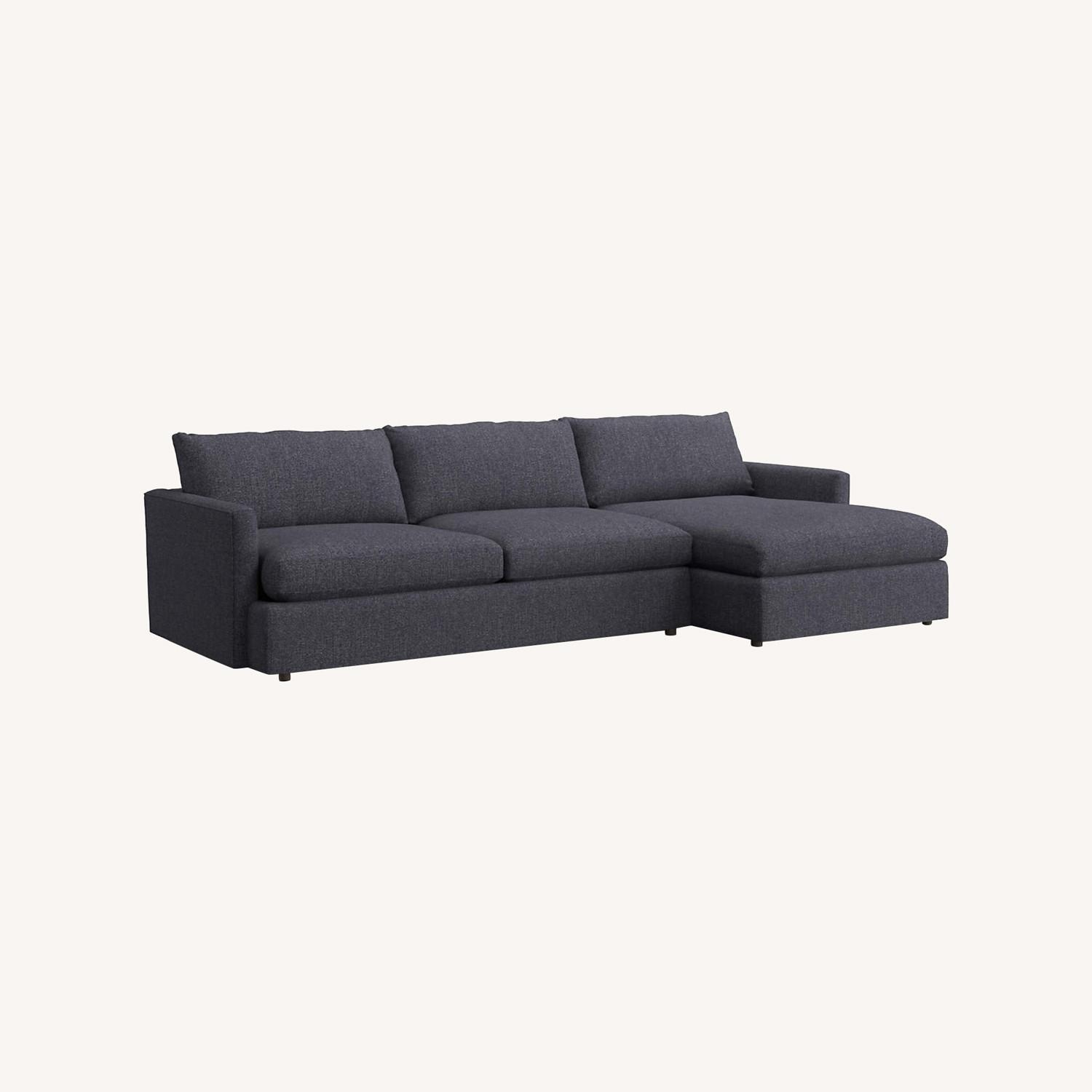 Crate &Barrel Lounge Sectional Sofa - image-0