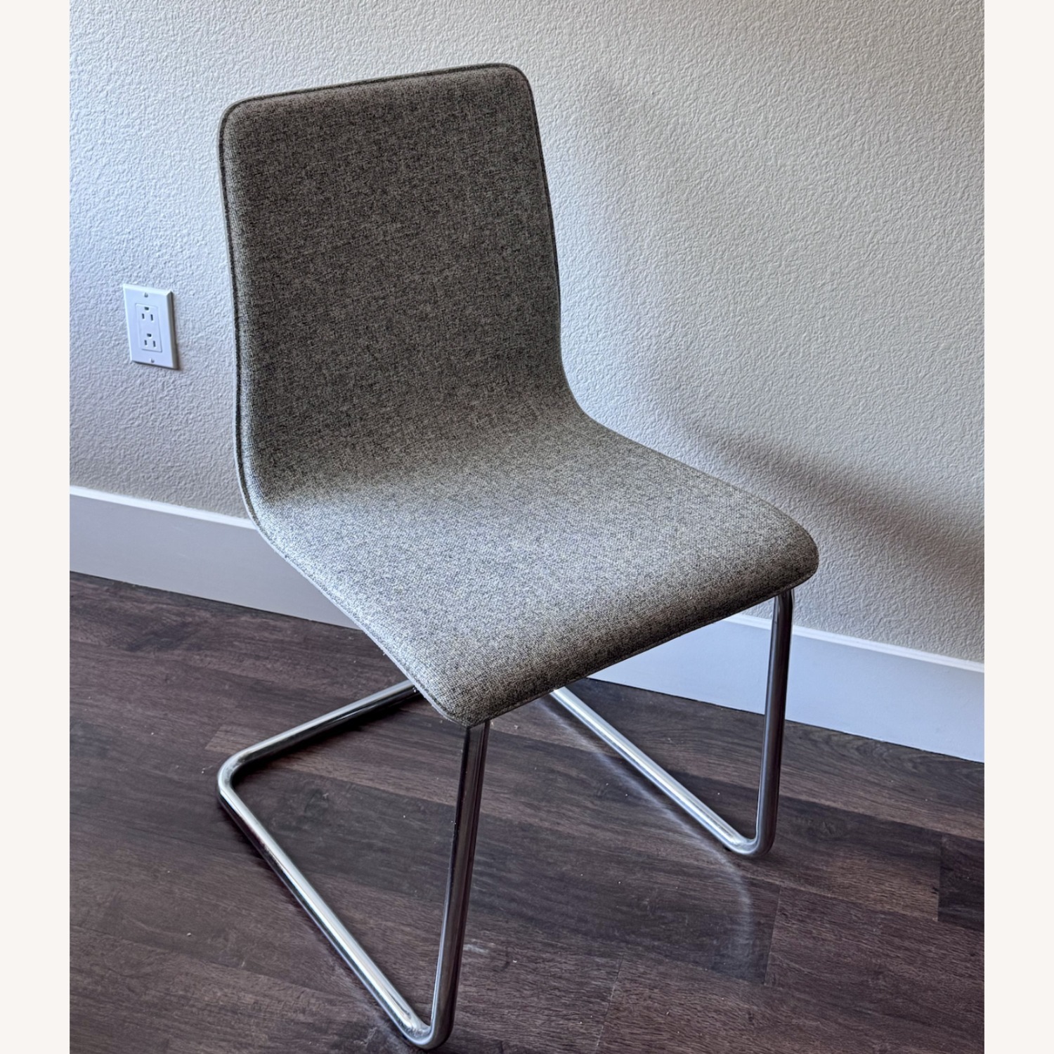 CB2 Pony Tweed Brand Dining Chairs Set of 2  - image-3