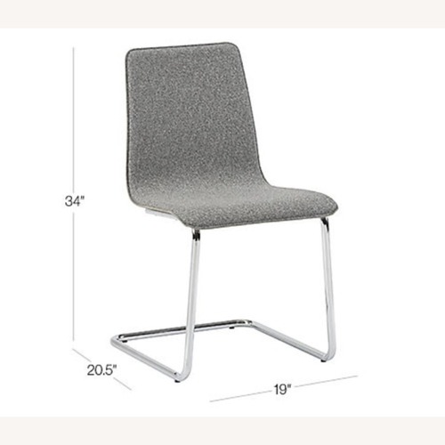 Used CB2 Pony Tweed Brand Dining Chairs Set of 2  for sale on AptDeco
