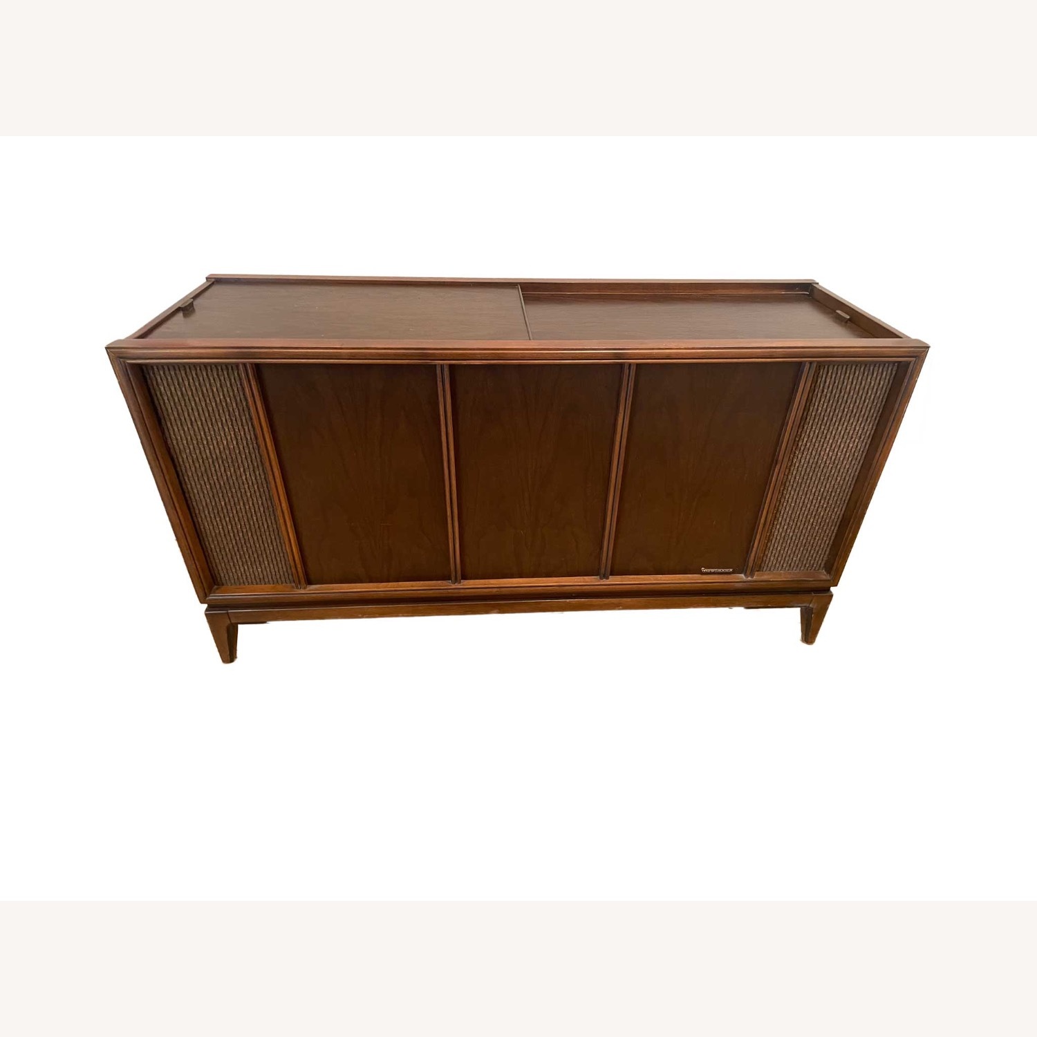 Magnavox Mid Century Console Record Changer Radio - image-1