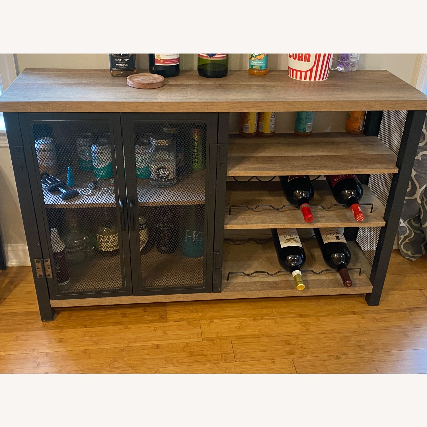 Amazon Industrial Bar Cabinet for Liquor and Glasses - image-3