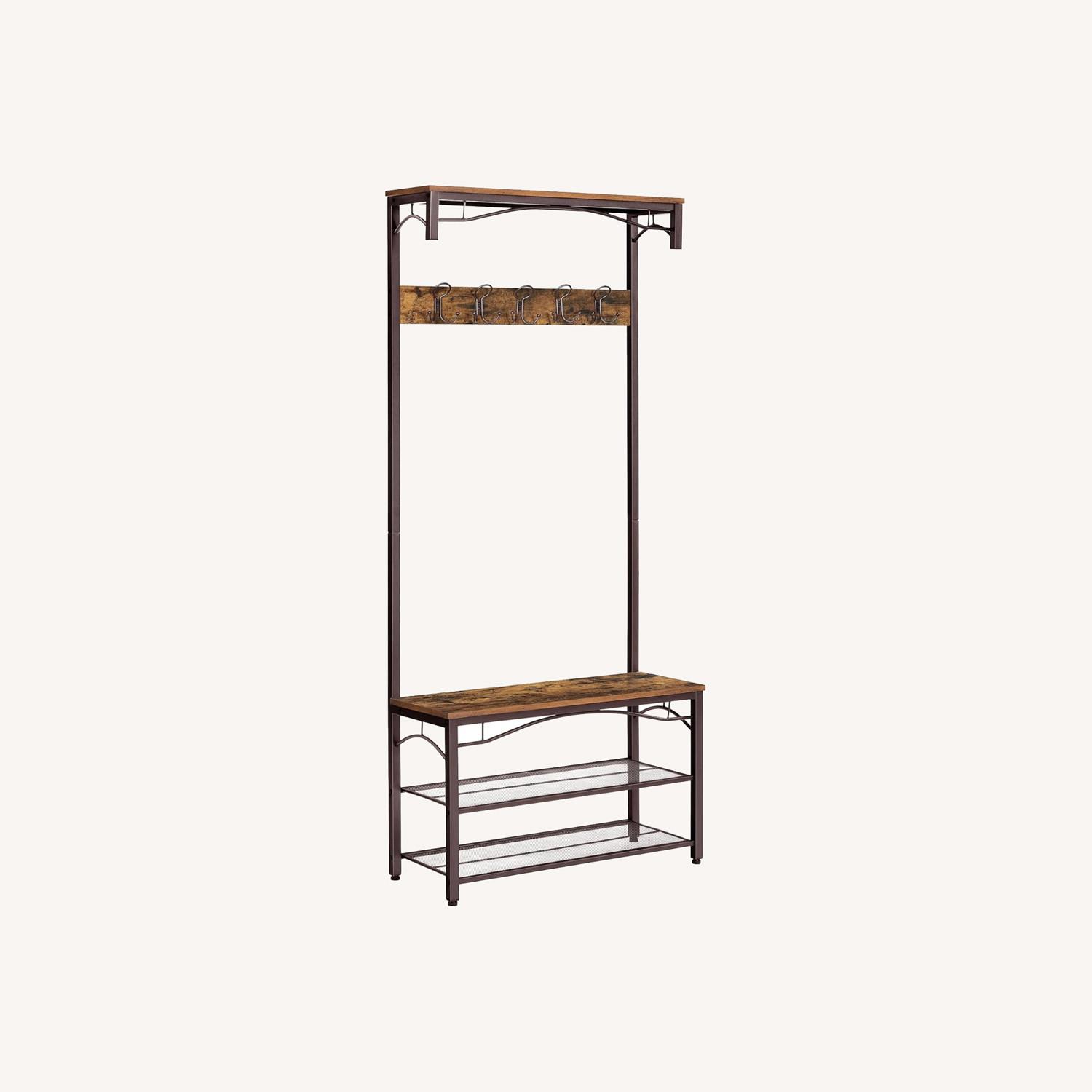 Amazon Vasagle Industrial Coat Rack - image-0