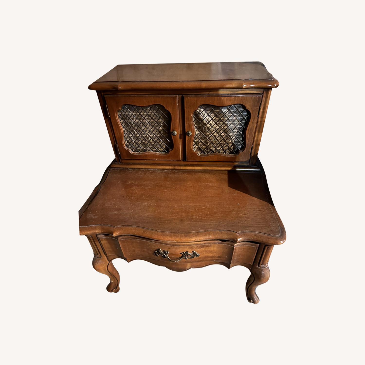 Vintage French Provincial Nightstand/Side Table - image-0