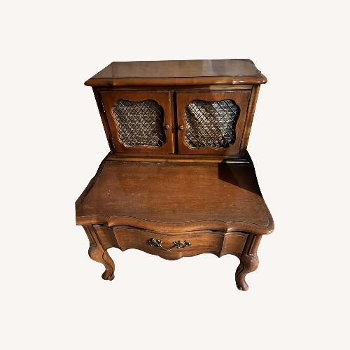 Used Vintage French Provincial Nightstand/Side Table for sale on AptDeco
