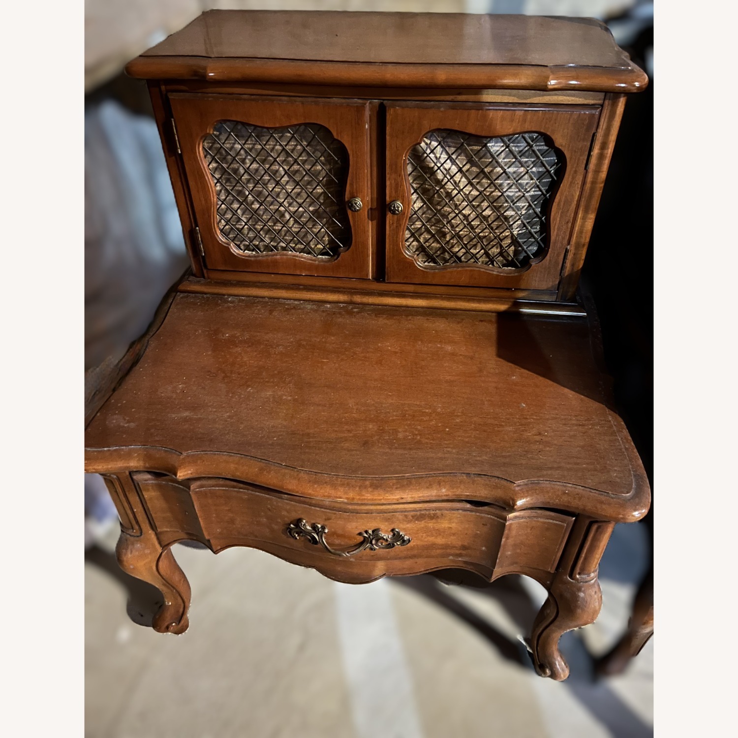Vintage French Provincial Nightstand/Side Table - image-1