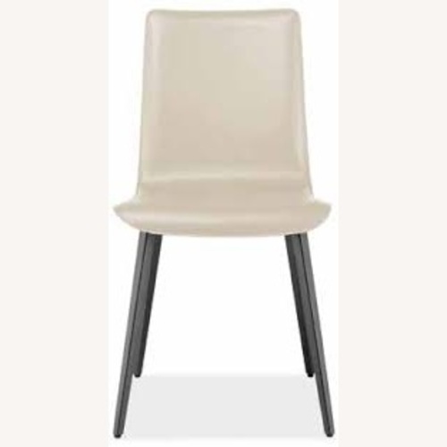 Used Room & Board Hirsch Ivory Leather Chairs for sale on AptDeco
