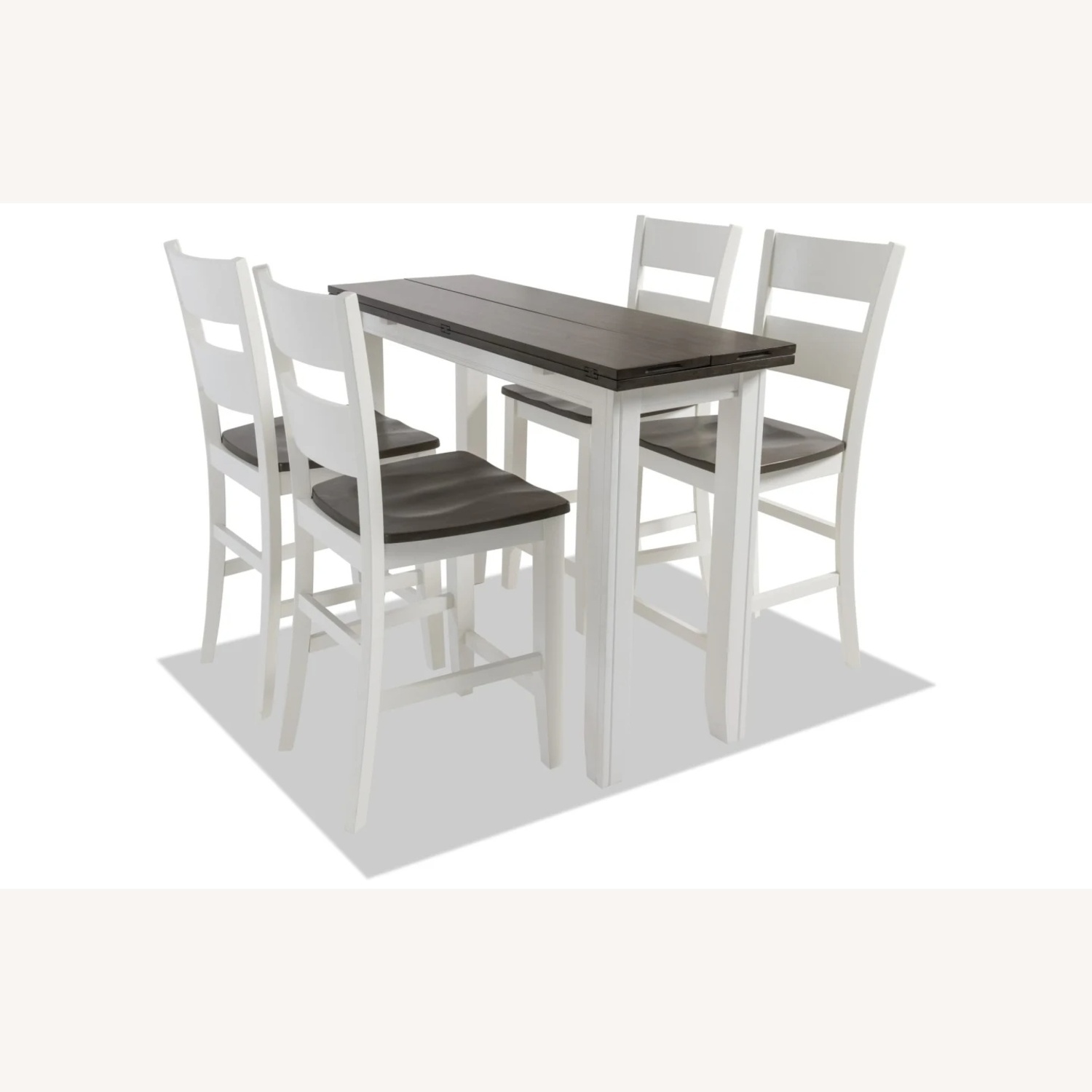 Blake Gray Dinign Table Set with 4 Chairs - image-4