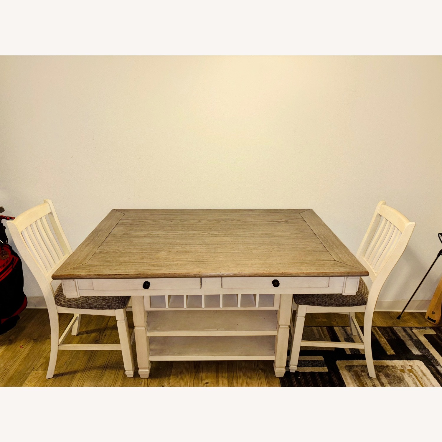 Ashley Bolanburg Dining Table 6 Chairs - image-1