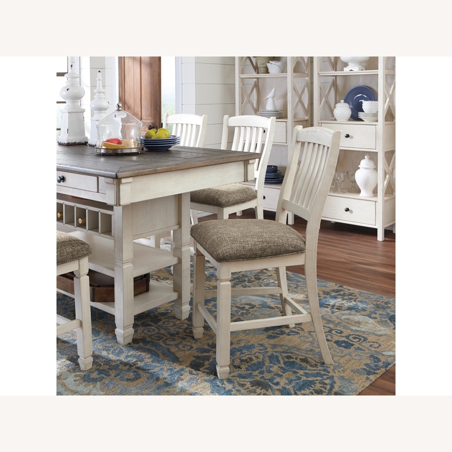 Ashley Bolanburg Dining Table 6 Chairs - image-0