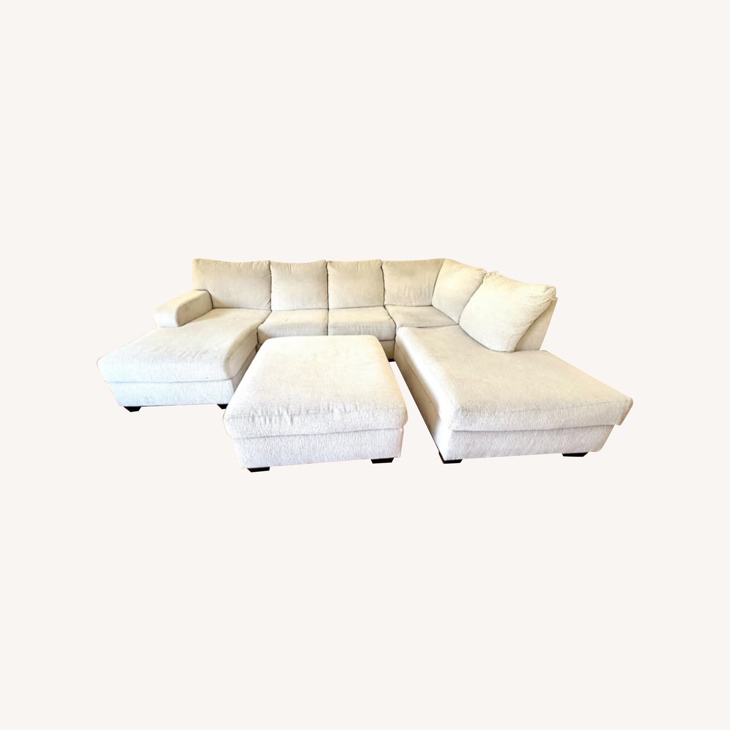 3-Piece Sectional with Ottoman - image-0