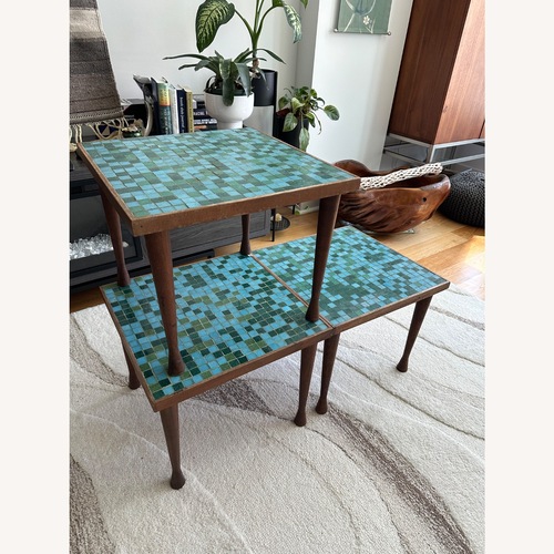 Used MCM Stackable Side Table Set  for sale on AptDeco