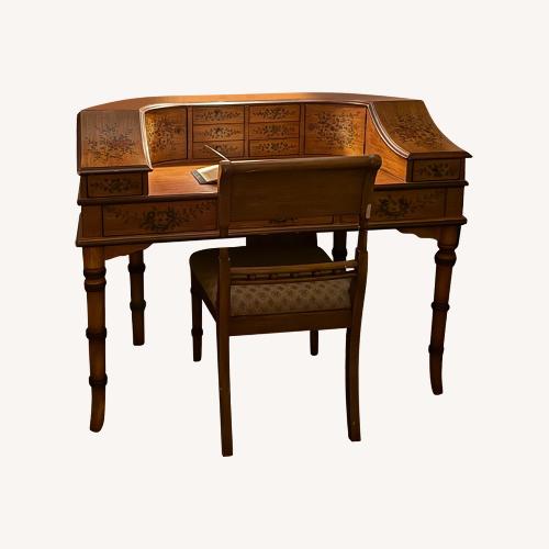 Used Arhaus Handpainted Floral Desk for sale on AptDeco
