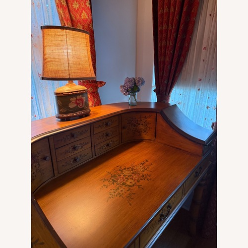 Used Arhaus Handpainted Floral Desk for sale on AptDeco