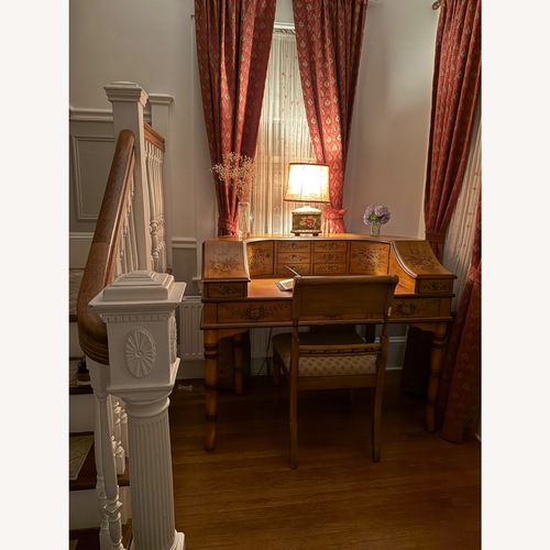 Used Arhaus Handpainted Floral Desk for sale on AptDeco