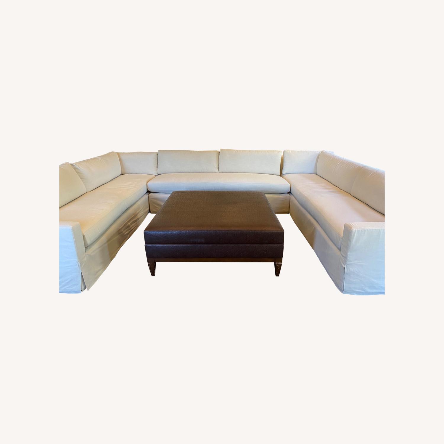 Restoration Hardware Belgian U-Shaped Sectional - image-0