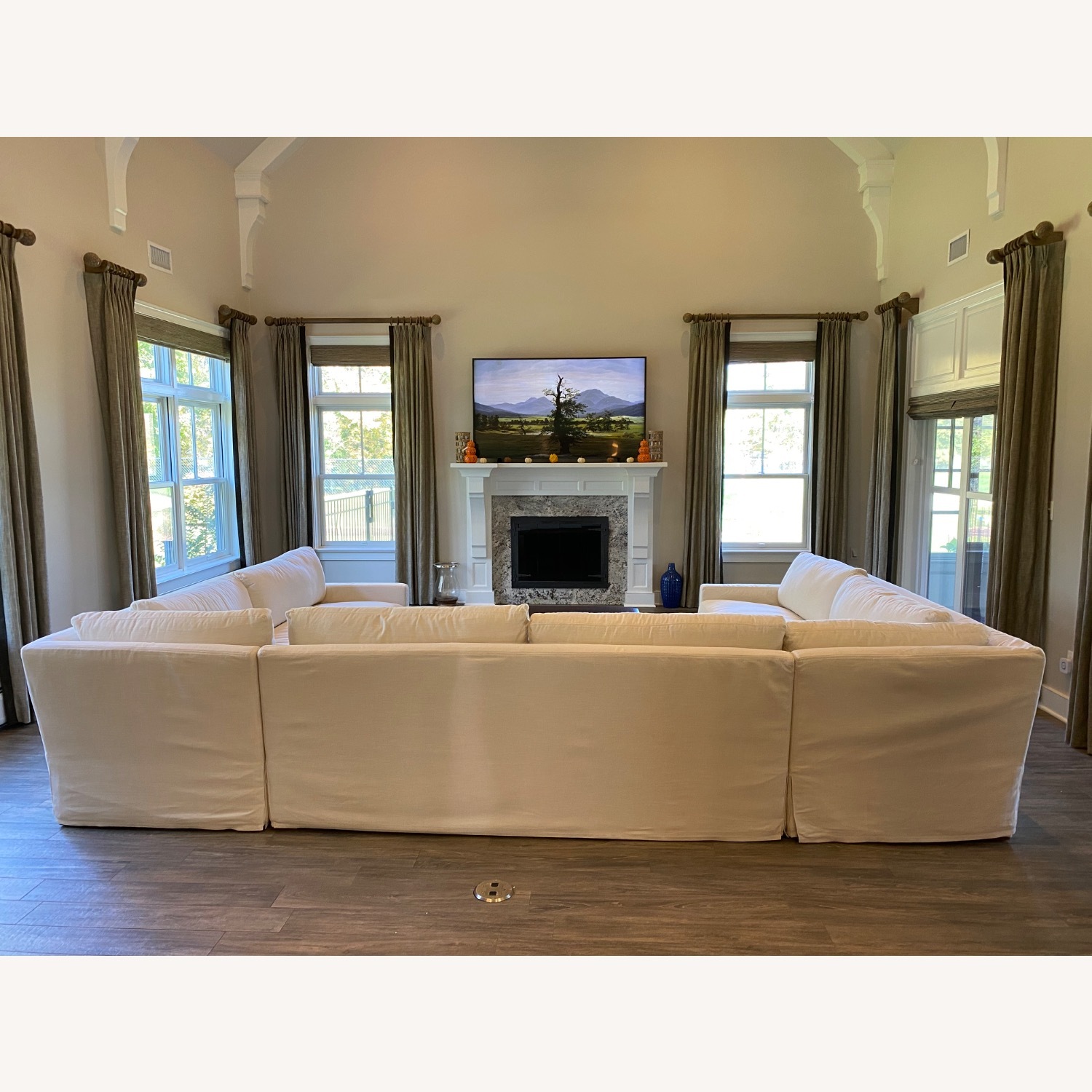 Restoration Hardware Belgian U-Shaped Sectional - image-3