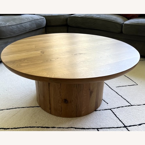 Used CB2 Justice Oak Coffee Table for sale on AptDeco