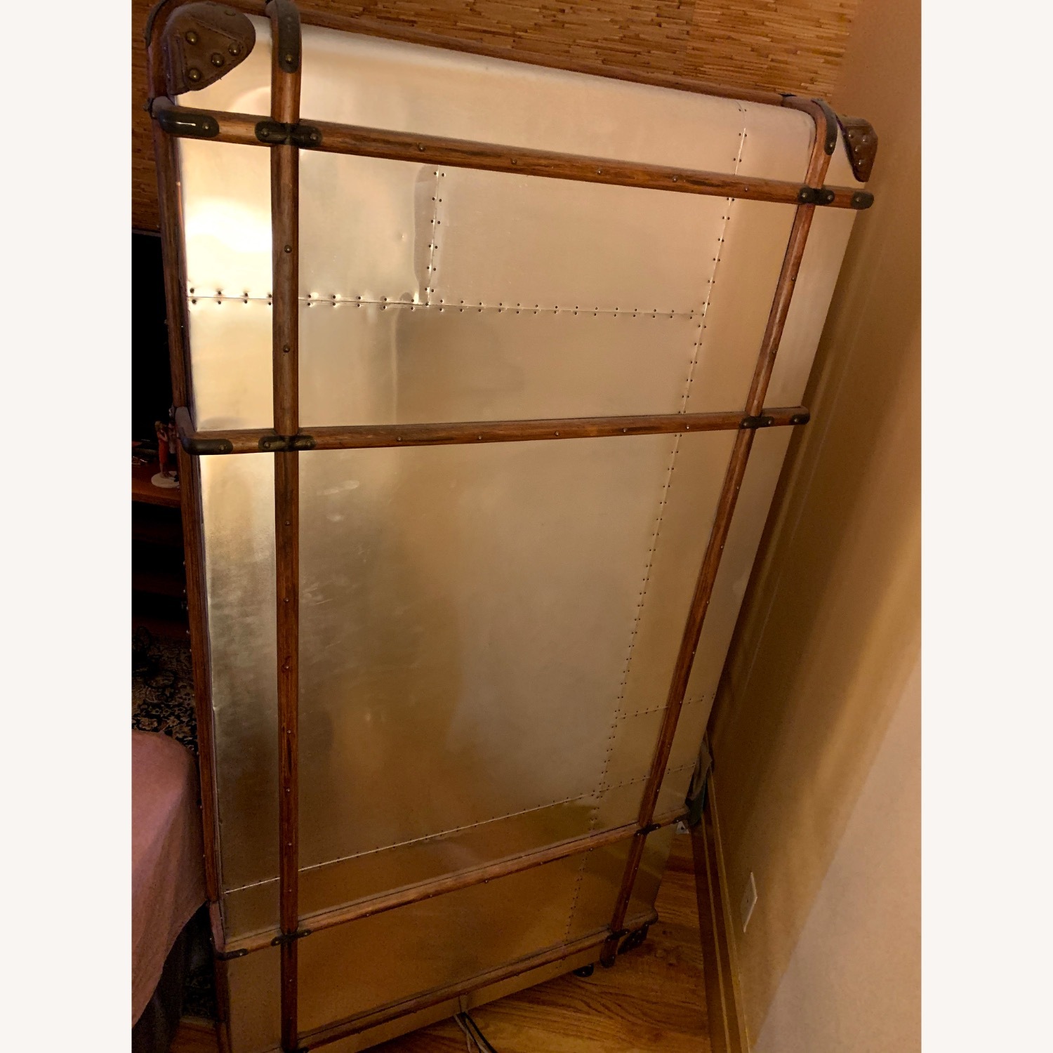 Restoration Hardware Mayfair Steamer Trunk Secretary - image-3