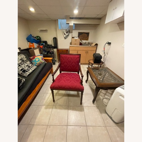 Used Red Accent Chair  for sale on AptDeco