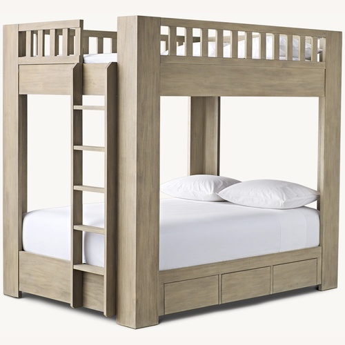 Used Restoration Hardware Callum Full Size Bunk Bed for sale on AptDeco