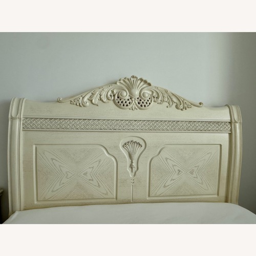 Used Classical French Style Queen Headboard for sale on AptDeco