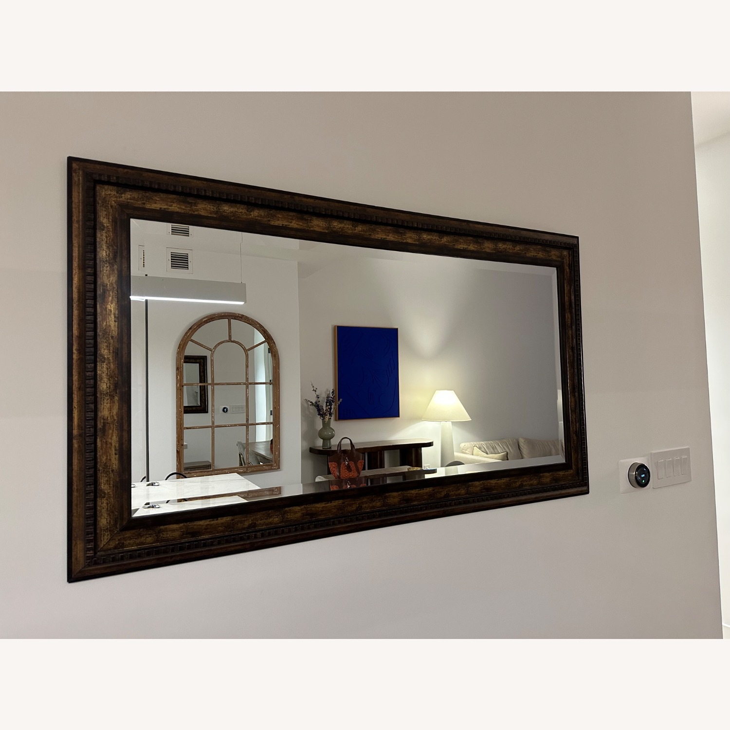 Home Depot Melissa Van Hise Bronze Beveled Classic Mirror 32.5 x 56.5 inch - image-2