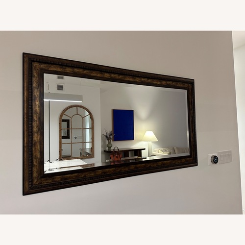 Used Home Depot Melissa Van Hise Bronze Beveled Classic Mirror 32.5 x 56.5 inch for sale on AptDeco