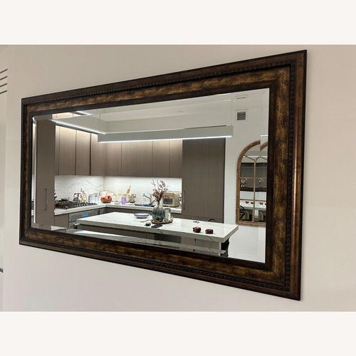 Used Home Depot Melissa Van Hise Bronze Beveled Classic Mirror 32.5 x 56.5 inch for sale on AptDeco
