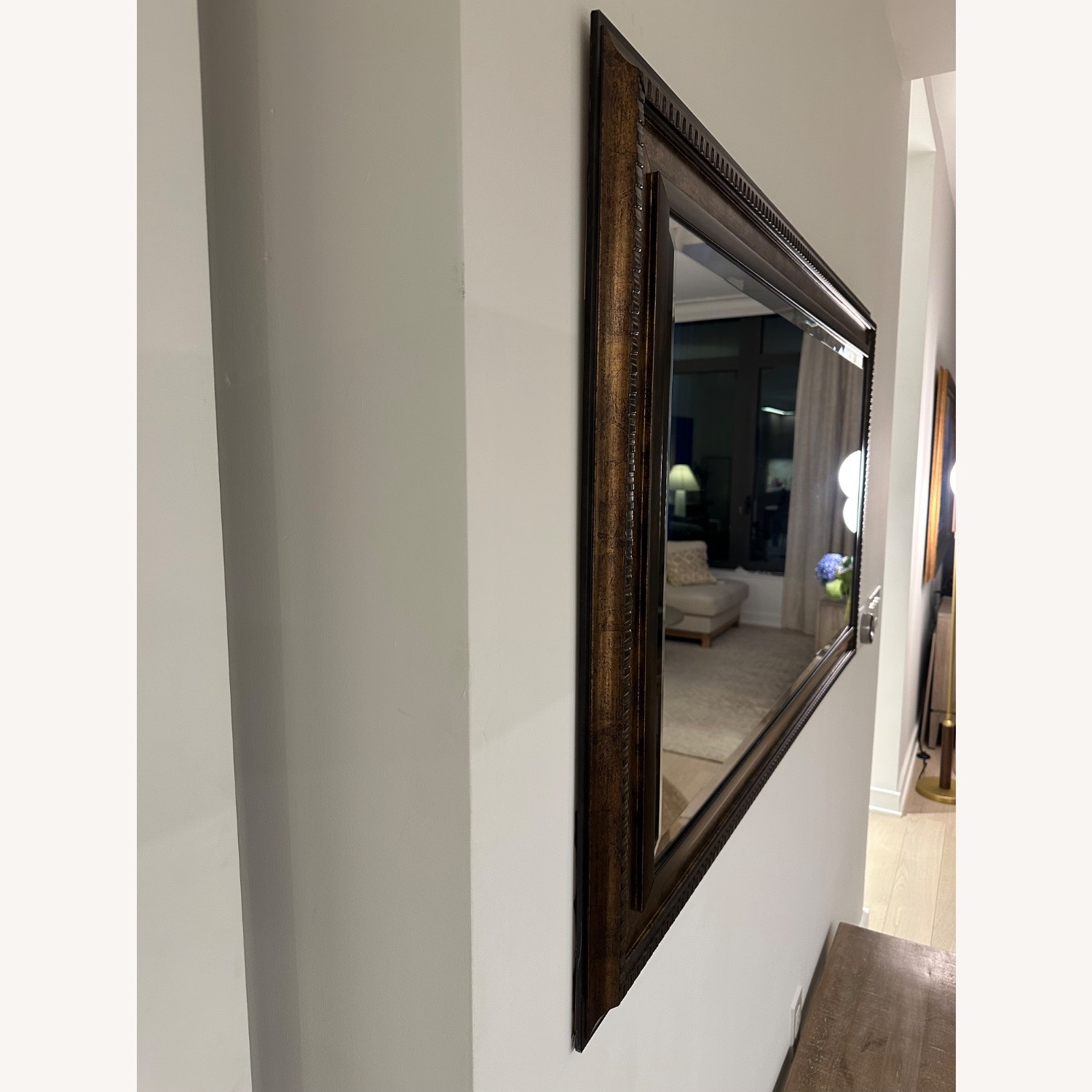 Home Depot Melissa Van Hise Bronze Beveled Classic Mirror 32.5 x 56.5 inch - image-3