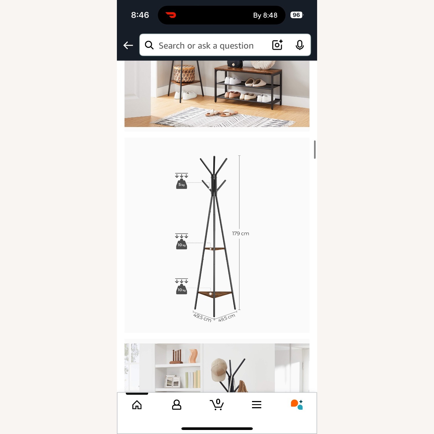 Amazon Rustic Coat Rack - image-3