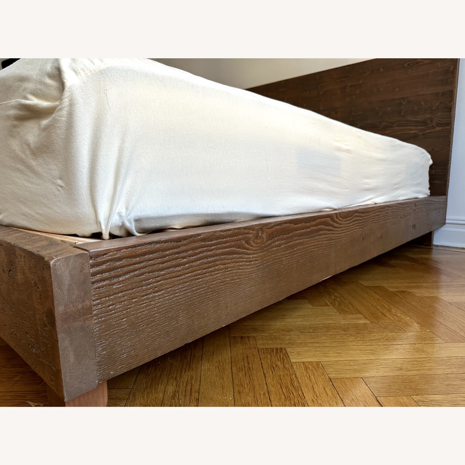 Avocado Green Reclaimed Wood Bed Frame - image-9