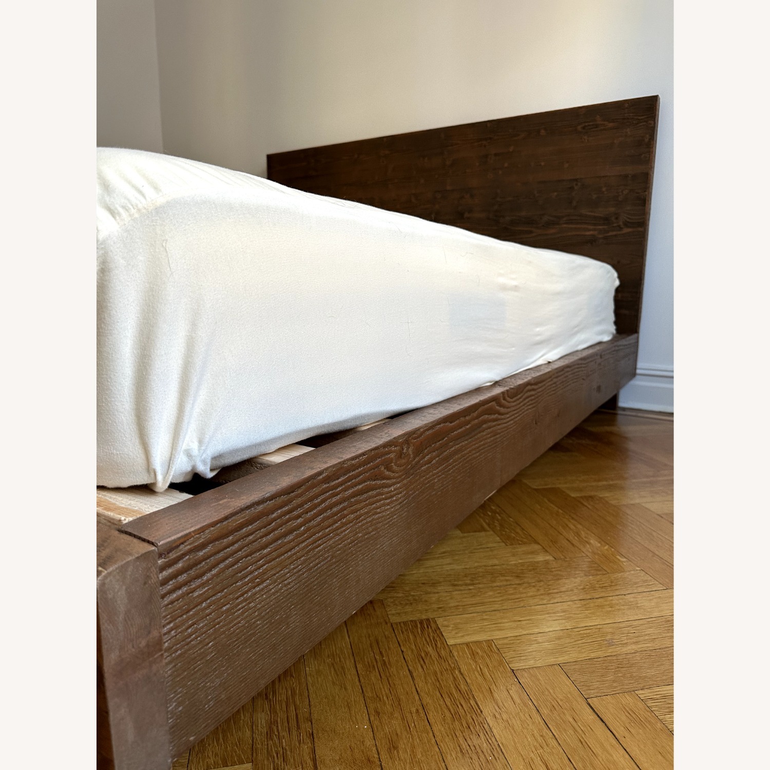 Avocado Green Reclaimed Wood Bed Frame - image-7