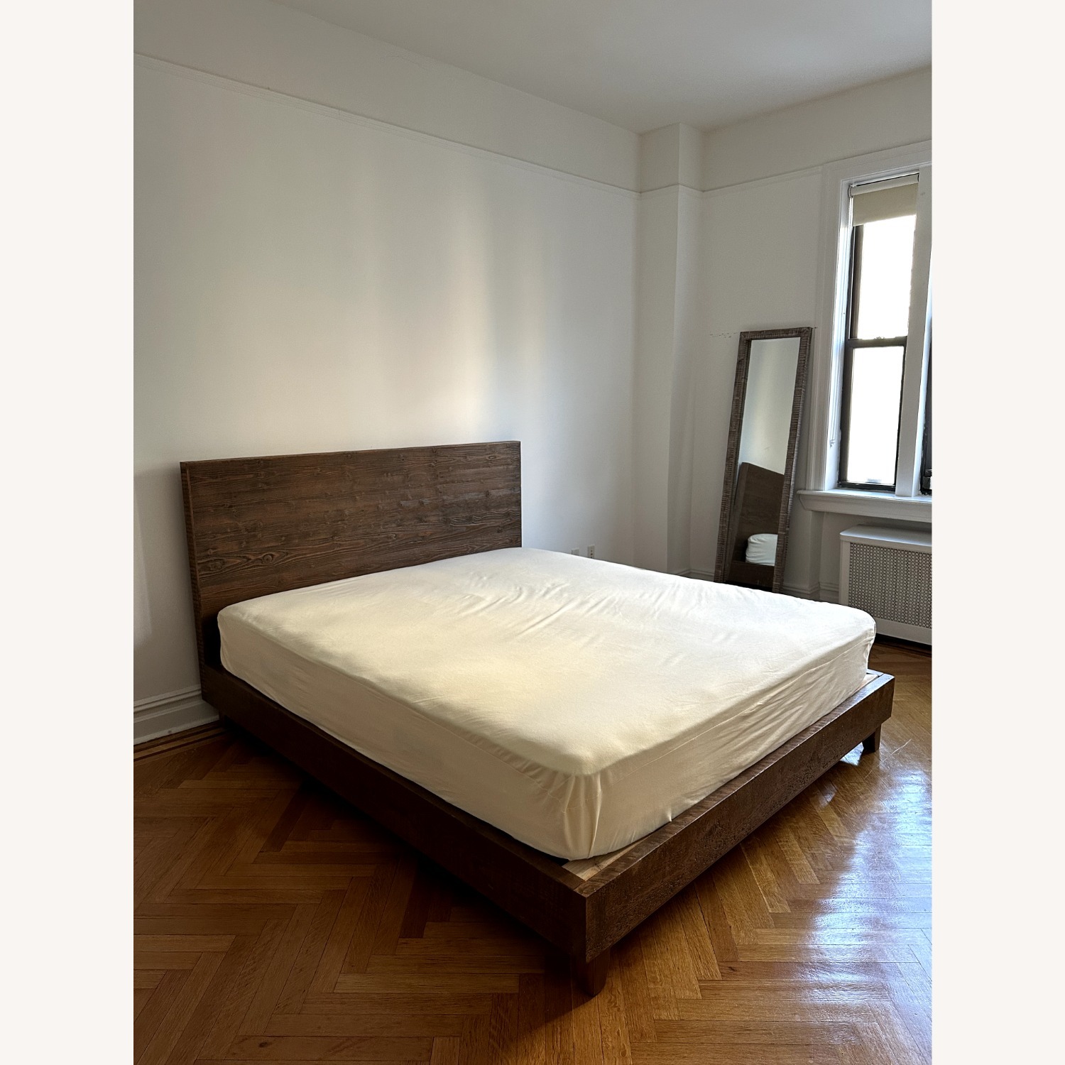 Avocado Green Reclaimed Wood Bed Frame - image-1