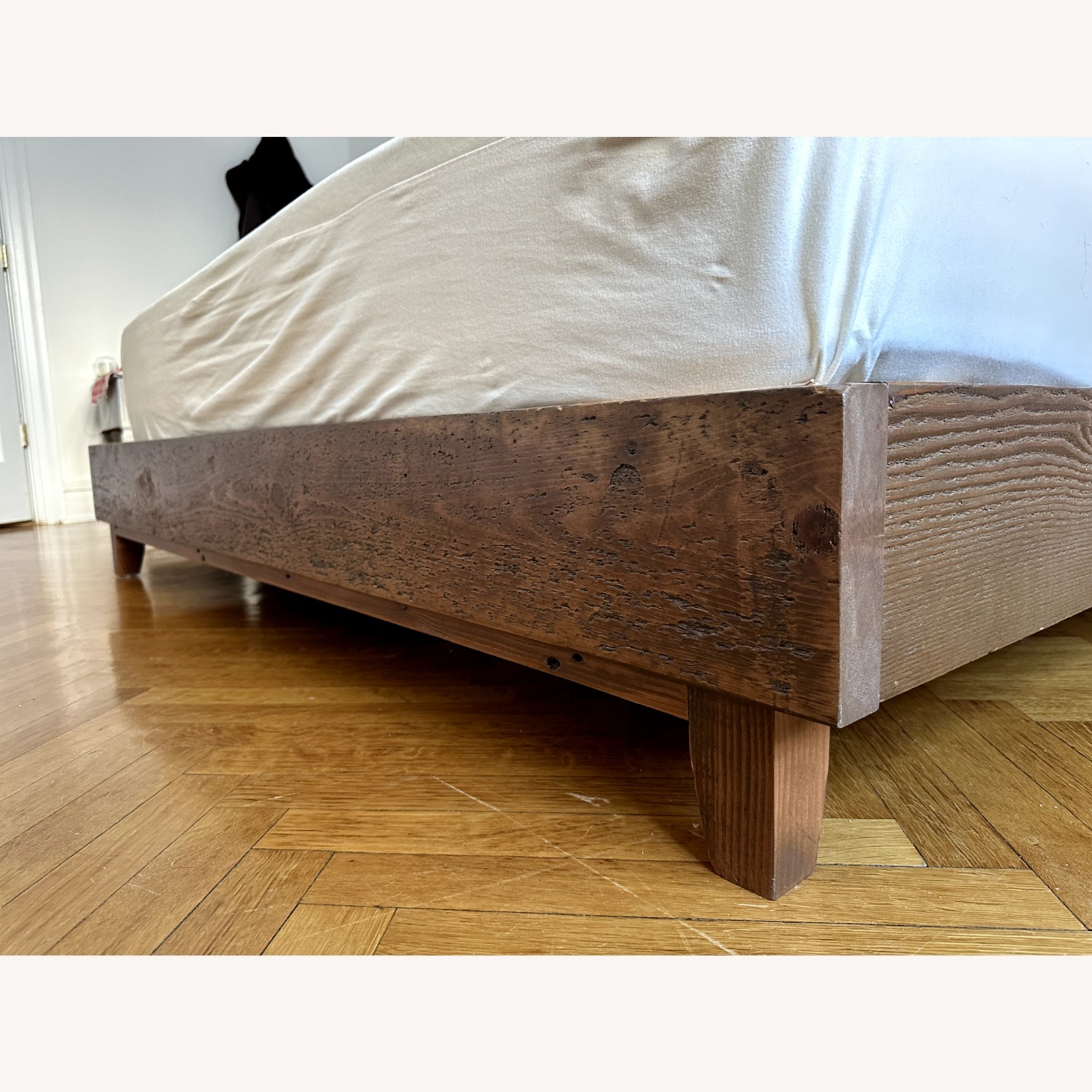 Avocado Green Reclaimed Wood Bed Frame - image-8