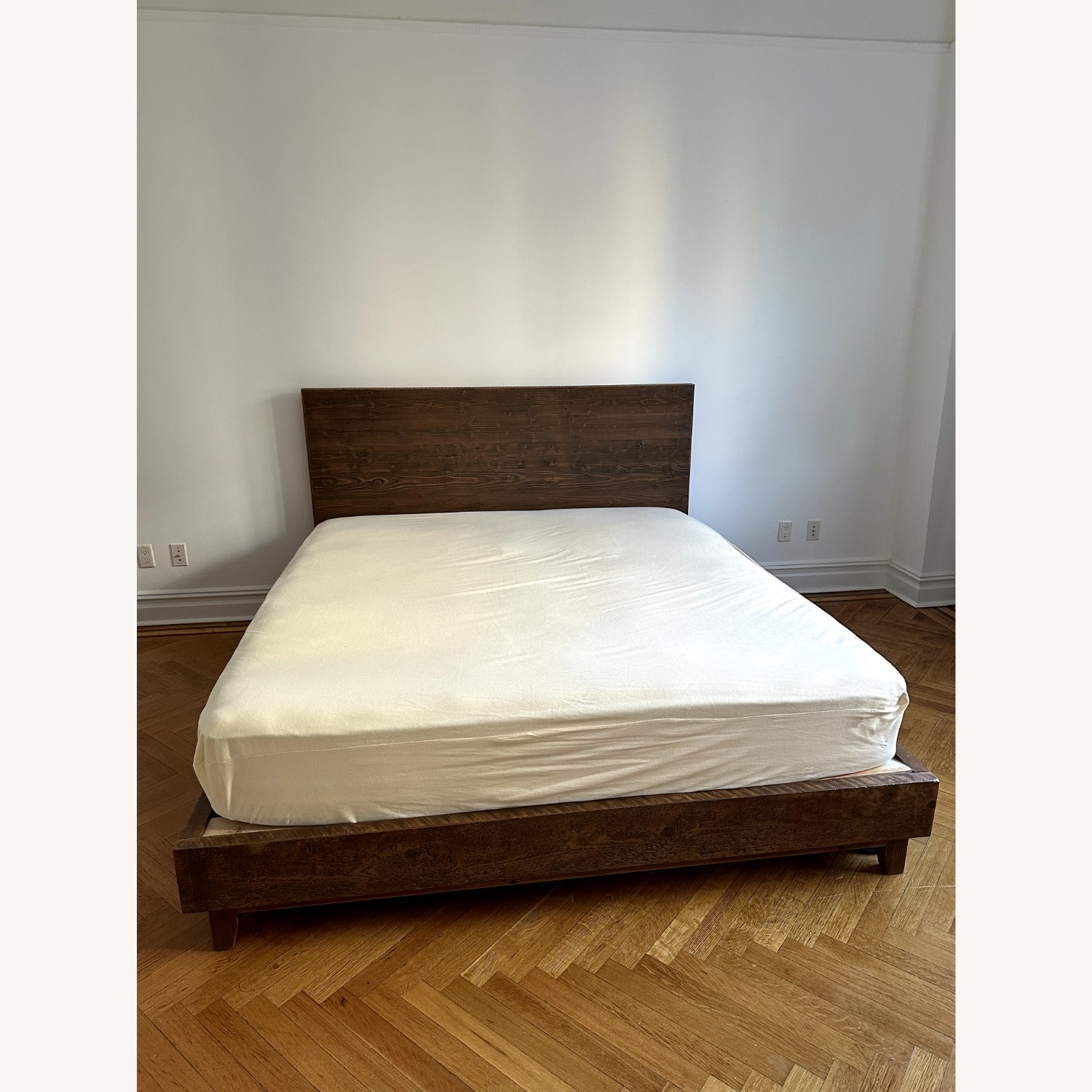 Avocado Green Reclaimed Wood Bed Frame - image-2